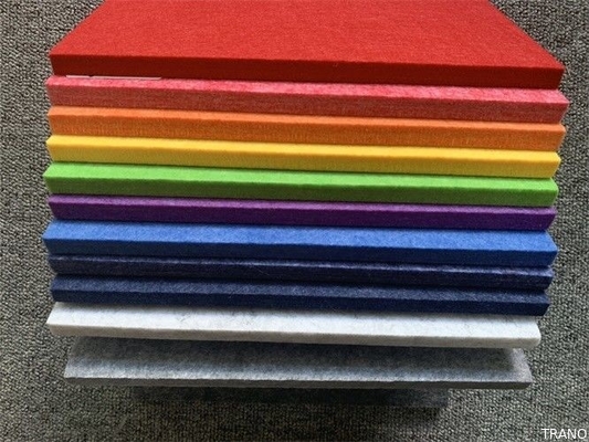 24mm عالية الكثافة الفحم امتصاص الصوت لوحات PET الصوتية